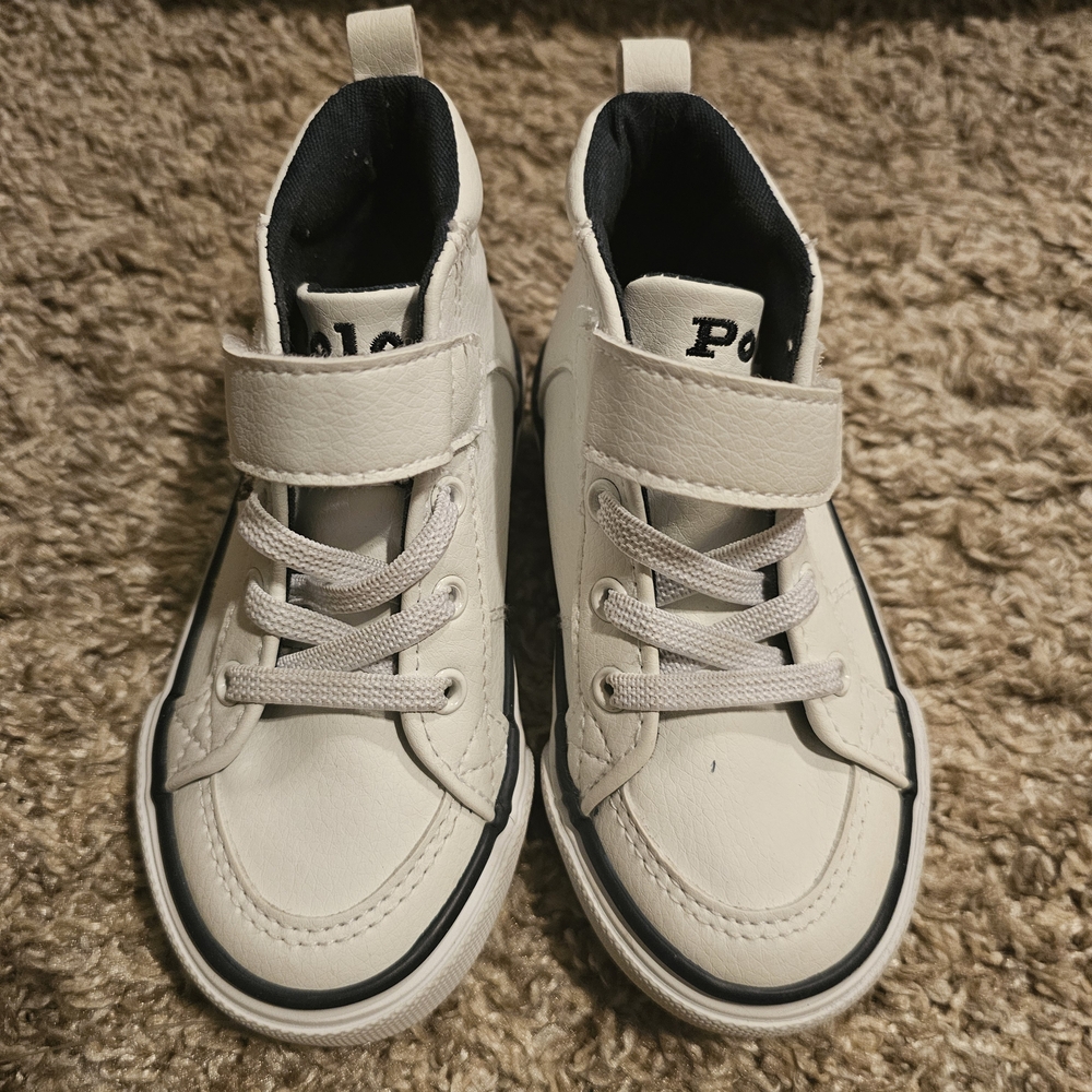 Polo by Ralph Lauren White Sneakers with Velcro Strap